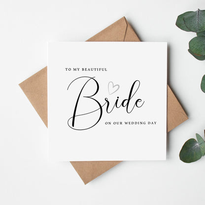 Wedding Day Card for Bride