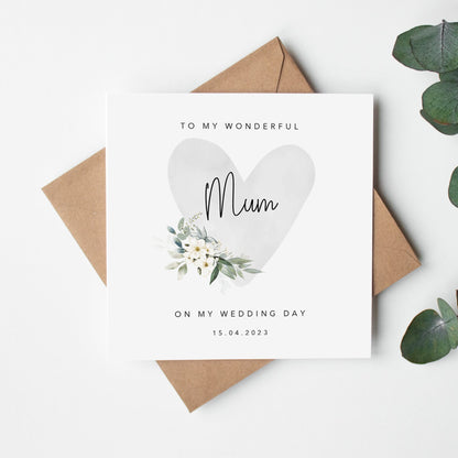 Wedding Card for Mum